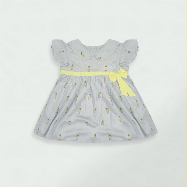 YELLOW RIBBON PINEAPPLE DRESS