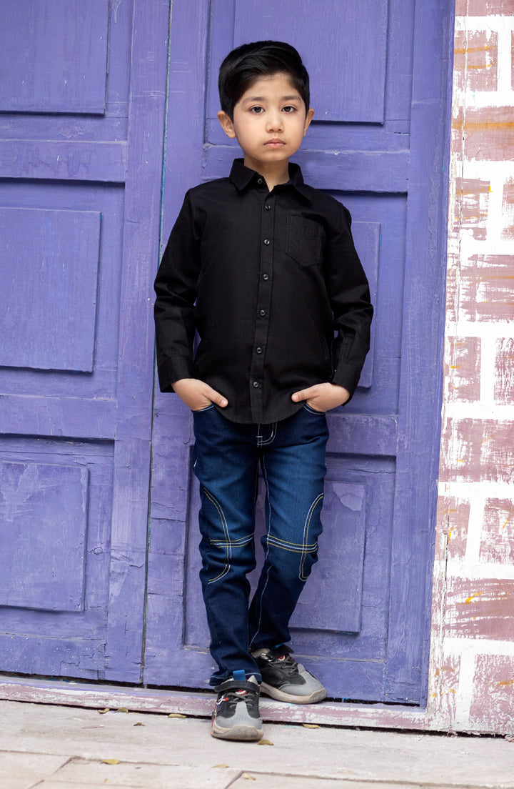 BOYS CASUAL SHIRT - Fig Kids 