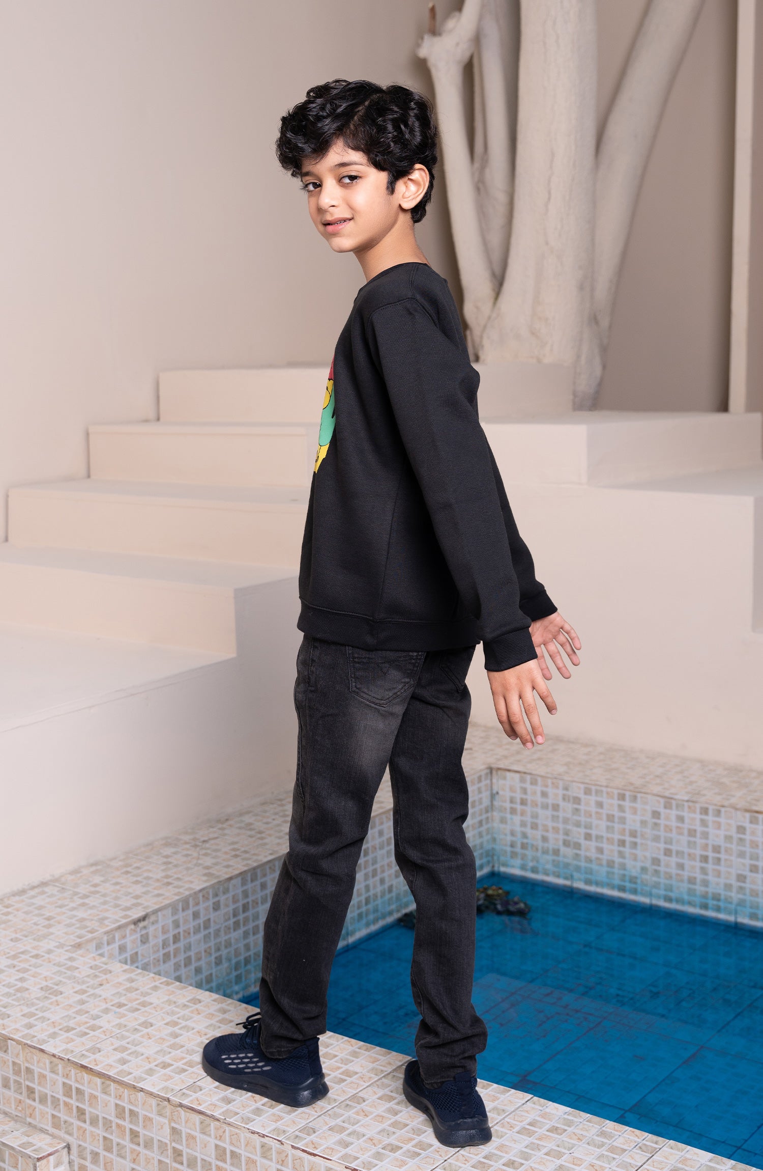 BOYS SWEAT SHIRT (PRINTED) - Fig Kids 