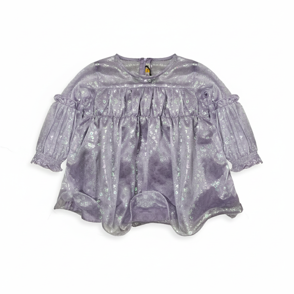 BARBIE METALIC LIQUID SILK TOP