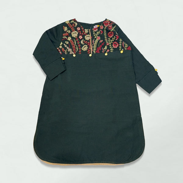 INDEPENDENCE DAY GREEN KURTI