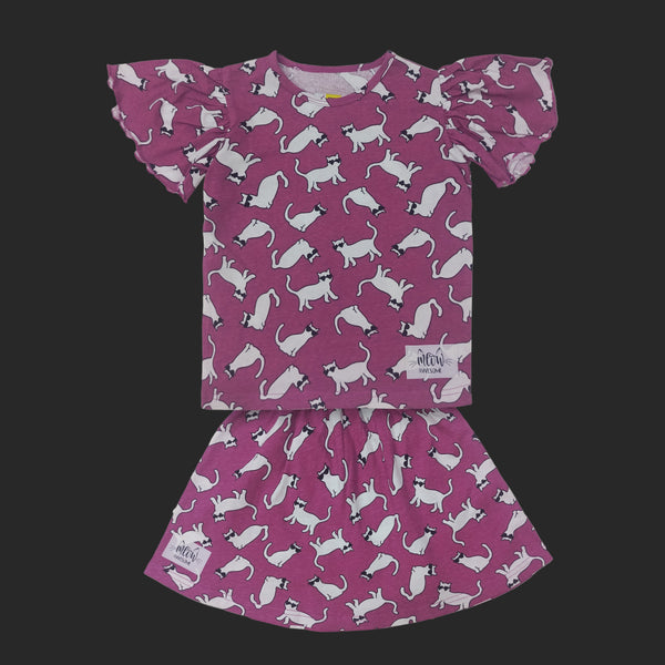 CAT SKIRT SET