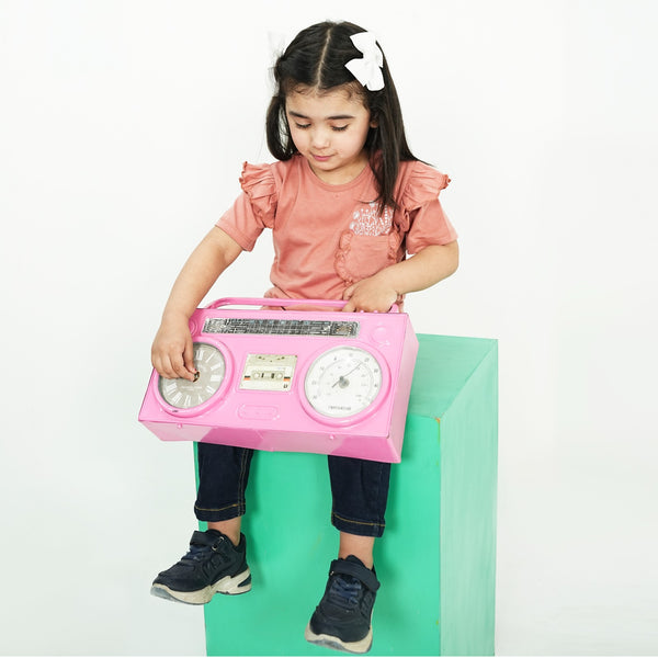 GRAPHIC DESIGNED PINK T SHIRT