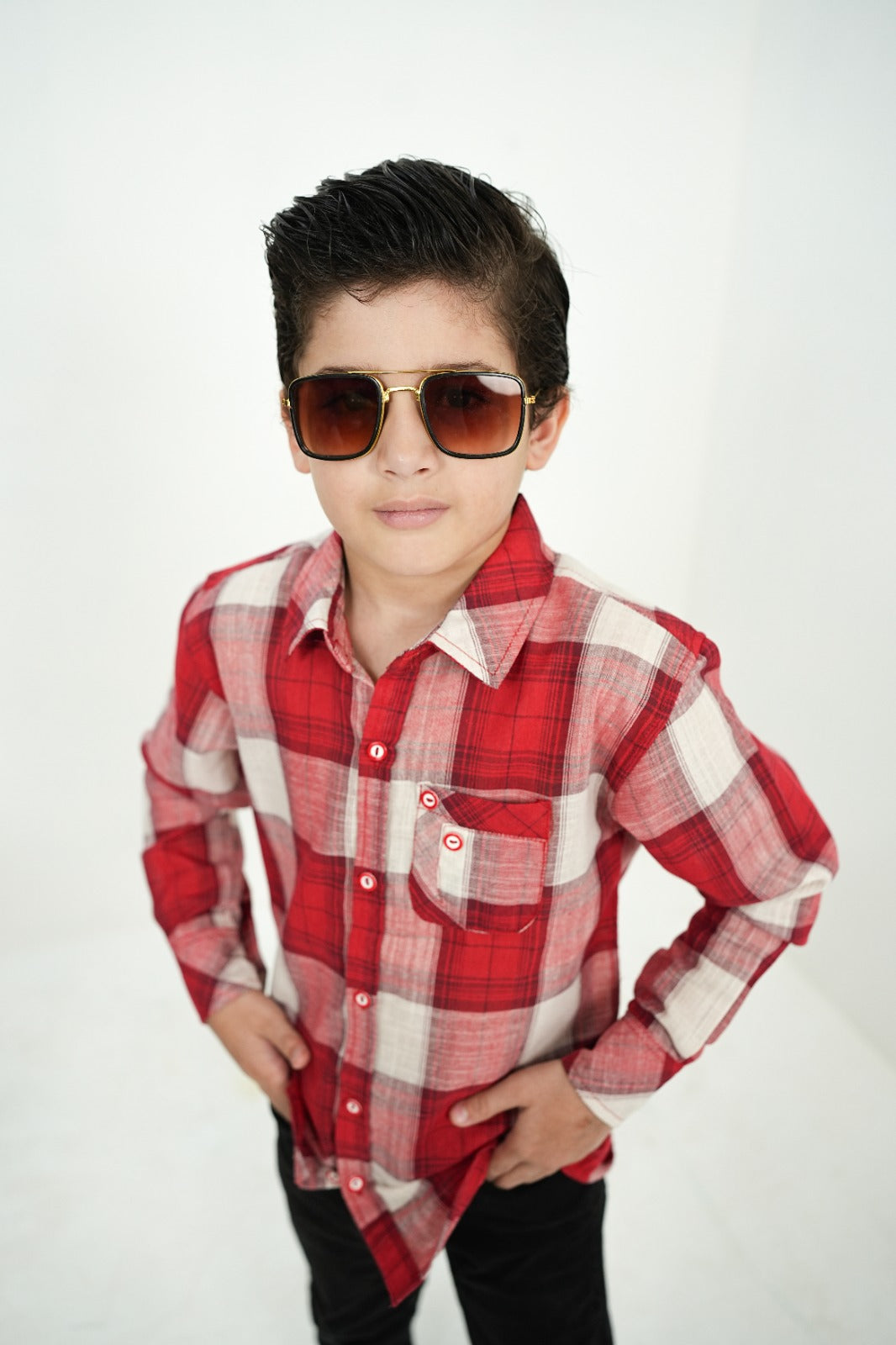 BOYS RED CHECKED Shirt