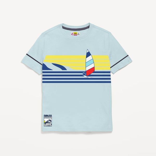 YOUGHT SKY STIPPED T SHIRT