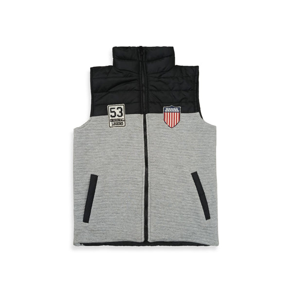 SLEEVELESS QUILTED PUFFER