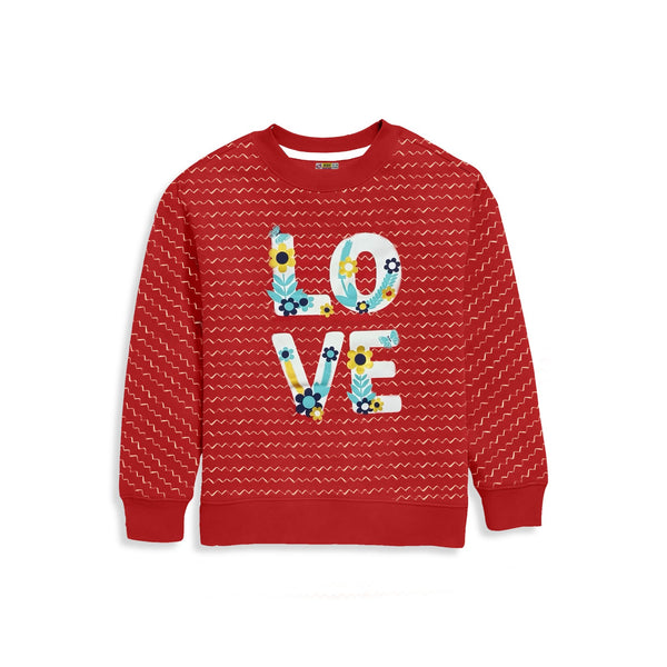 CREW NECK GRAPHIC SWEAT SHIRT